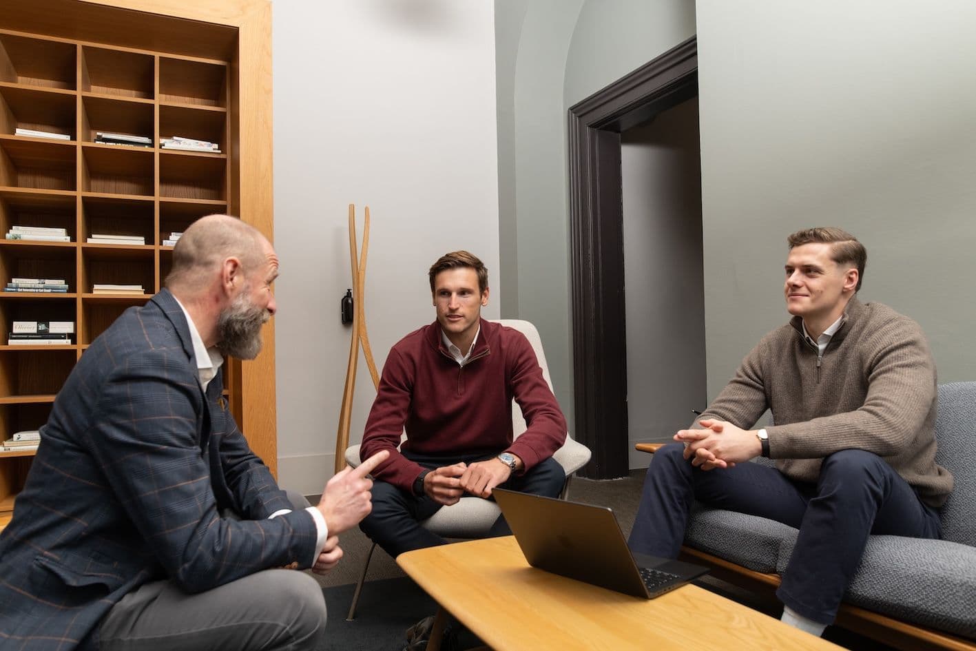The Momentm team in a project meeting